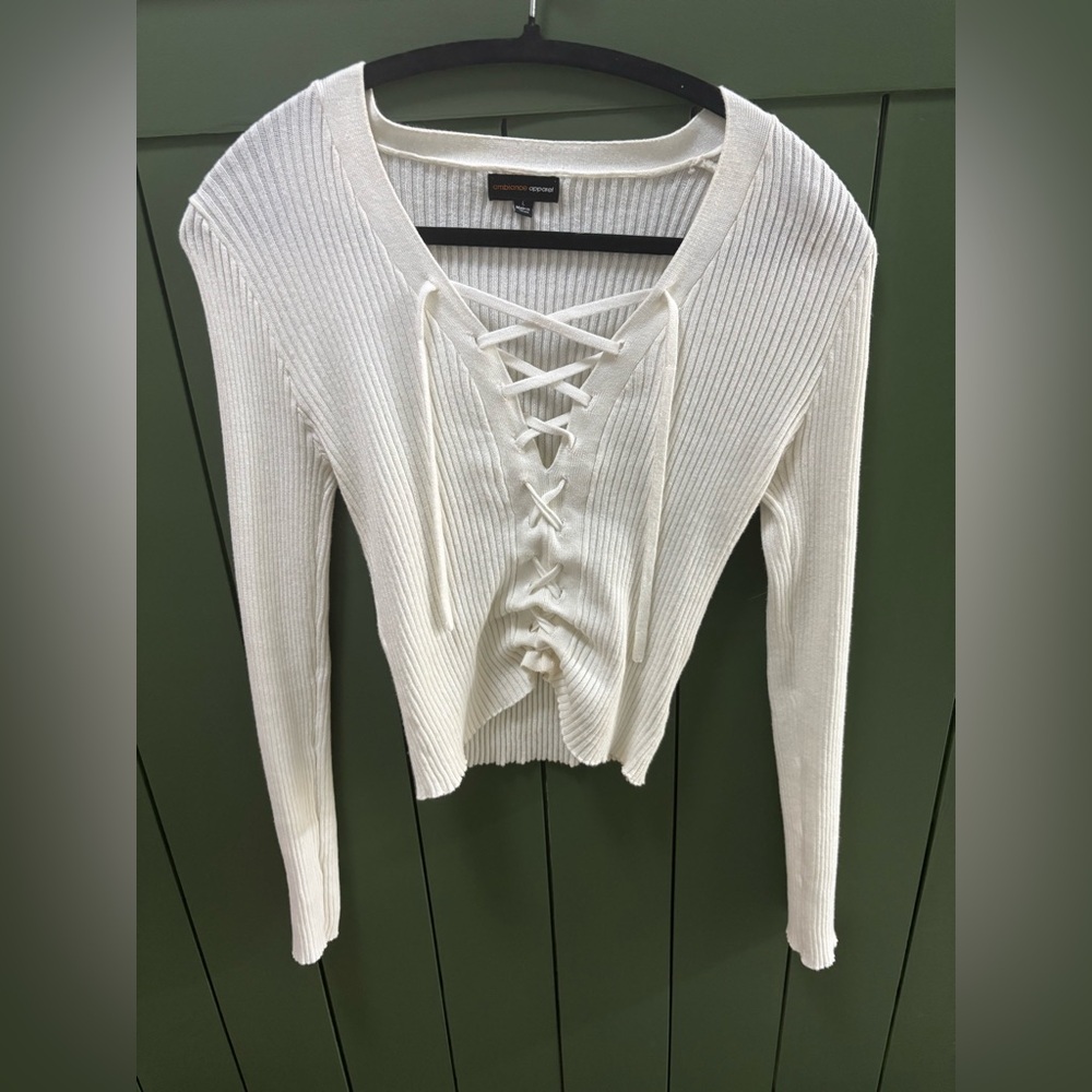 Ambiance Apparel Tie Top